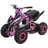 ACTIONBIKES MOTORS Elektro Quad Miniquad Kinder Racer 1000 Watt Pocket Kinderquad Pocketbike ATV (Schwarz/Pink)