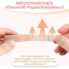 P-Beauty Cosmetic Accessories Micropore Vliespflaster 1,25 cm x 9,14 m 5 St.