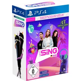 Lets Sing 2025 + 2 Mikrofone PlayStation 4