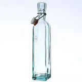 MARELIDA Glasflasche mit Bügelverschluss Recyclingglas 380ml