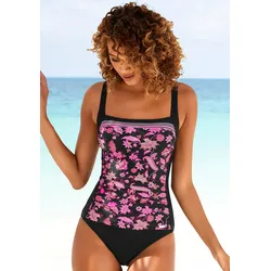 LASCANA Badeanzug + Produktbeschreibung: buntes Paisleymuster mit Shaping-Effekt