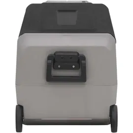 vidaXL Kühlbox mit Rollen und Griff Schwarz & Grau 36 L PP & PE