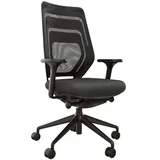 FM Helmets fm Bürostuhl Asiento, 4260761570839 Stoff schwarz, Gestell schwarz