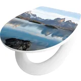 WC-Sitz Suquia mit Absenkautomatik Polypropylen Berglandschaft