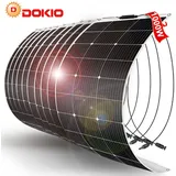 Dokio - 10x 100w Solarpanel 12v Flexibles Monokristallines Solarmodul Für Haus/wohnwagen/van/boot/batterie/garten