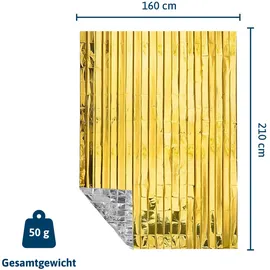 Dönges Rettungsdecke gold/silber