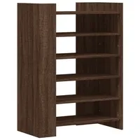 VidaXL Schuhschrank Braun Eichen-Optik 74,5x37,5x100 cm Holzwerkstoff