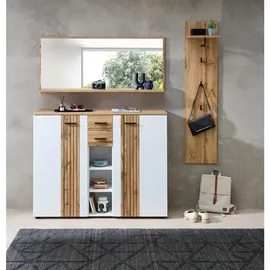 XORA Garderobenpaneel Eiche, 35x153x30 cm, Aufhängemöglichkeit, Garderobe, Garderobenpaneele, Garderobenpaneele