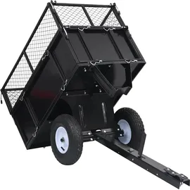 vidaXL Kippanhänger für Rasenmäher 150 kg Last