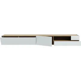 Forte Lewisville TV-Lowboard 269,4 cm Secret Grey/Eiche Holzwerkstoff