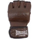 Lonsdale Unisex-Adult MMA Gloves Equipment, Vintage Brown, L/XL