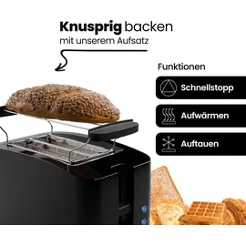 Clatronic TA 3801 S Toaster schwarz