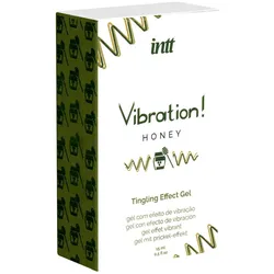 «Vibration! Honey» stimulierendes Intimgel, Honiggeschmack (0.015 l) 15 ml