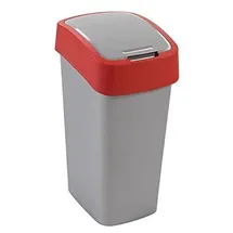 Curver Flip Bin 50 l silber/rot