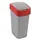 Curver Flip Bin 50 l silber/rot