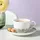 Villeroy & Boch Fleur Vert Kaffeetasse mit Untertasse 0,16 l Grün