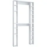 VCM Holz Wandregal Überbau WC Bad Regal Tinol XL