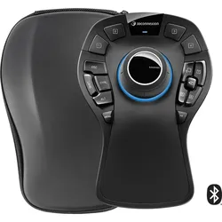 3Dconnexion SpaceMouse Pro (Kabelgebunden, Kabellos), Maus, Schwarz