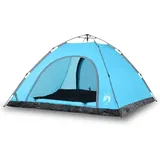 vidaXL Campingzelt 5 Personen Blau Quick Release