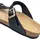 ROHDE Zehentrenner Pantolette Metallic-Optik Alba 5600, Größe:38 EU,