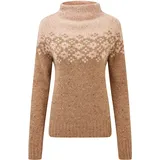 Sherpa Mandari Sweatshirt Mock Neck Braun S