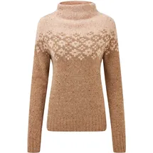 Sherpa Mandari Sweatshirt Mock Neck Braun S