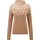 Sherpa Mandari Sweatshirt Mock Neck Braun S
