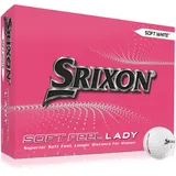 Srixon Unisex-Adult Soft Feel LADY8 geringer Kompression-Dutzend Golfbälle für Damen-Golfgeschenke und Golfzubehör, Weiß, Uniq Size