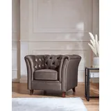 Home Affaire Chesterfield-Sessel »Reims Cocktailsessel, Sessel«, mit echter Chesterfield-Knopfheftung, hochwertige Verarbeitung braun