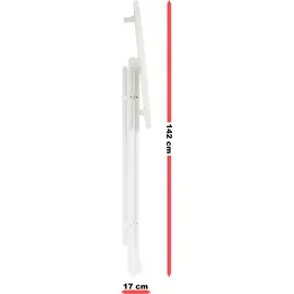 toboli klappbarer Bistrotisch Ø 80 cm Weiß