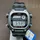 Casio DW-291H-1A 38 mm Kunststoffgehäuse Schwarz Silikonarmband Schwarz M