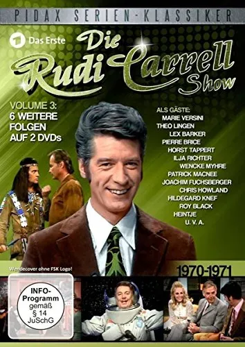Die Rudi Carrell Show, Vol. 3 / Weitere sechs Folgen der beliebten Unterhaltungs-Show mit vielen Stars von 1970 - 1971 (Pidax Serien-Klassiker) [2 DVDs] | Zustand: Neu & original versiegelt