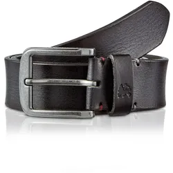 Ledergürtel LERROS "LERROS Ledergürtel *James*", Damen, Gr. 100, schwarz, Leder, Gürtel