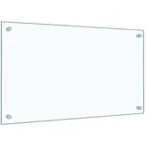 vidaXL Küchenrückwand Transparent 70×40 cm Hartglas