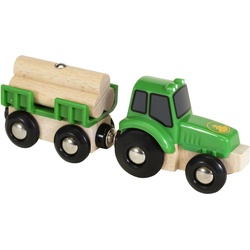 Brio Holz Traktor mit Ladung