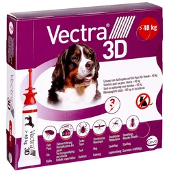 Vectra 3D Lösung gegen Zecken & Flöhe für Hunde über 40 Kg