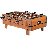 DREAMADE 4 in 1 Kickertisch, Spieltisch für Kinder & Erwachsene, Multigame Tisch für Fußball Billard Tischtennis Airhockey, Kickertisch inkl. Komplettes ...