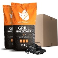 Heizfuxx » Grillholzkohle Gastro 10kg x 2 Sack 20kg