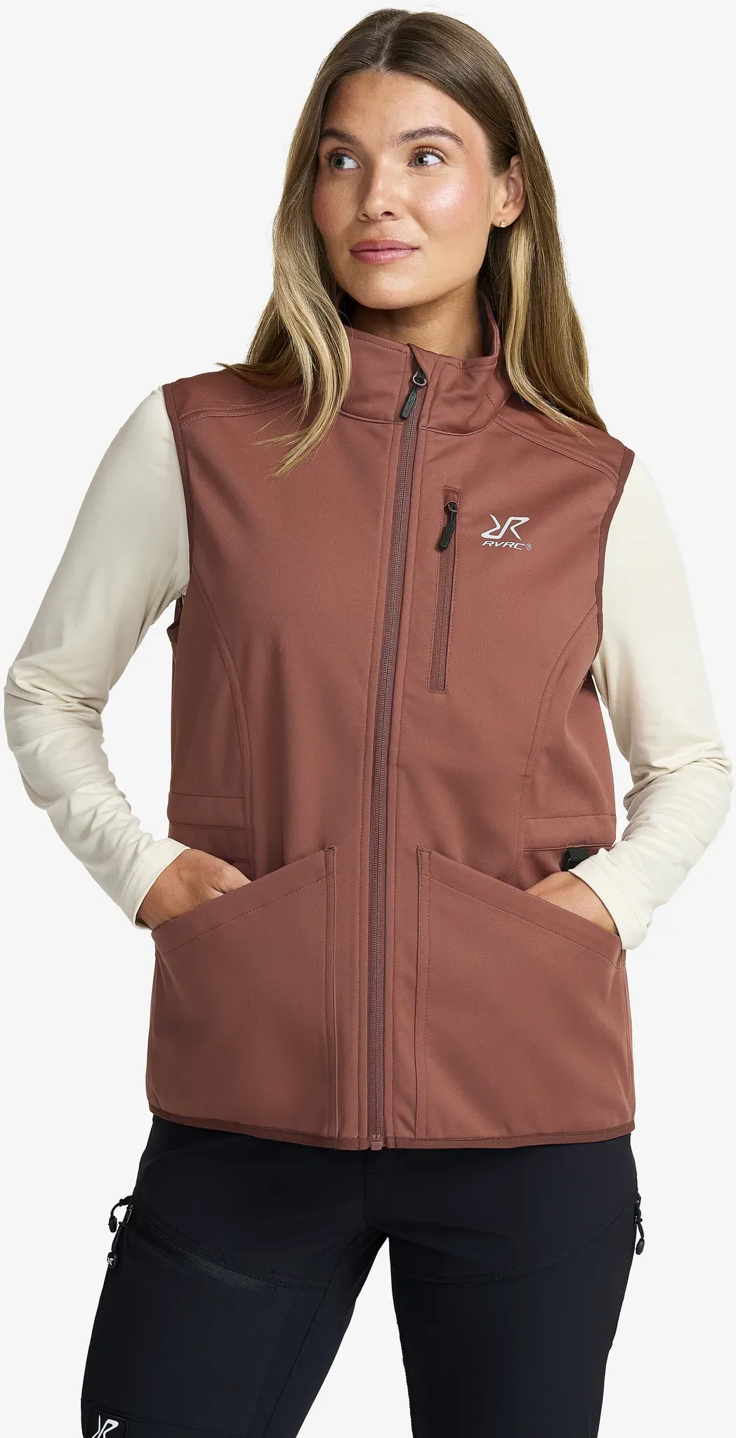 Responder Softshell Vest Damen Pink Mahogany, Größe:2XL - Westen - Rosa