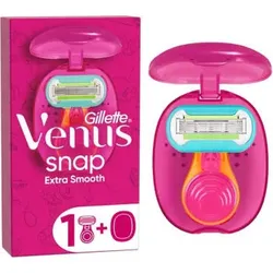 Venus Snap Extra glatter rosa Griff + 1 Rasierklinge