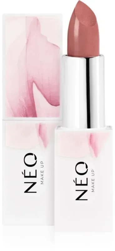 NEO MAKE UP Intense Serum Sheer Lipstick cremiger hydratisierender Lippenstift Farbton 05 Peachy Glass 4.3 g