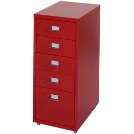 MCW Rollcontainer 69 x 28 x 41 cm rot