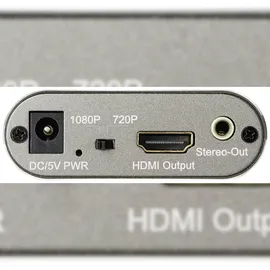 SpeaKa Professional TV, Monitor Konverter SP-SHC-200 [SCART - HDMI] 1920 x 1080 Pixel