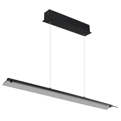 GLOBO LIGHTING LED-Hängeleuchte "MURIELLA", schwarz (schwarz matt), 1 flammig, H: 150,00cm,, Lampen, höhenverstellbare Konstruktion