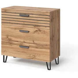 Vicco Kommode Amber 80 x 82 cm Braun