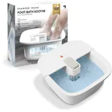 SHARPER IMAGE Elektrisch Beheizbare Fußbadewanne SOOTHE mit Sprudelfunktion- und Spritzschutz