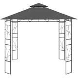 vidaXL Pavillon 3x3x2,7 m Anthrazit 160 g/m2