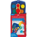 Faber-Castell Farbkasten Connector 24 Farben blau