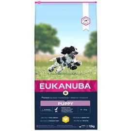 Eukanuba Puppy mittelgroße Rassen Huhn 12 kg