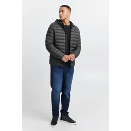 Blend Leichte Steppjacke Wattierte Übergangsjacke Stretchbund mit Kapuze Größe: S - Grau - S